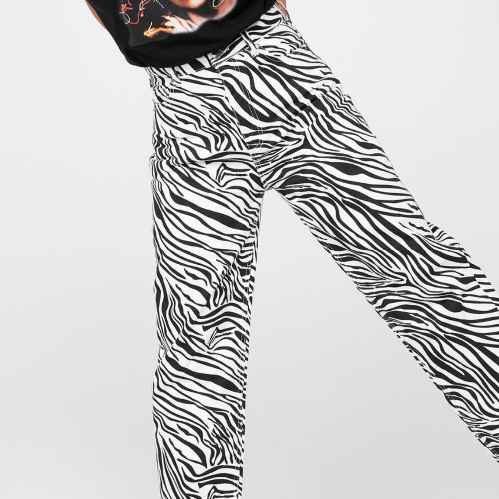 Nasty gal zebra pants